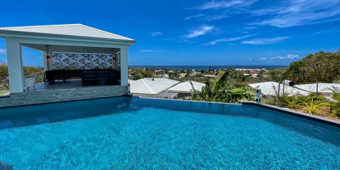 Location villa Guadeloupe Saint François - Villa 5 chambres pour 14 personnes - piscine et vue mer